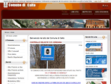 Tablet Screenshot of comune.calto.ro.it